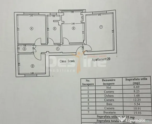 Apartament 3 camere modern, Inel I - Constanta (Constanta)