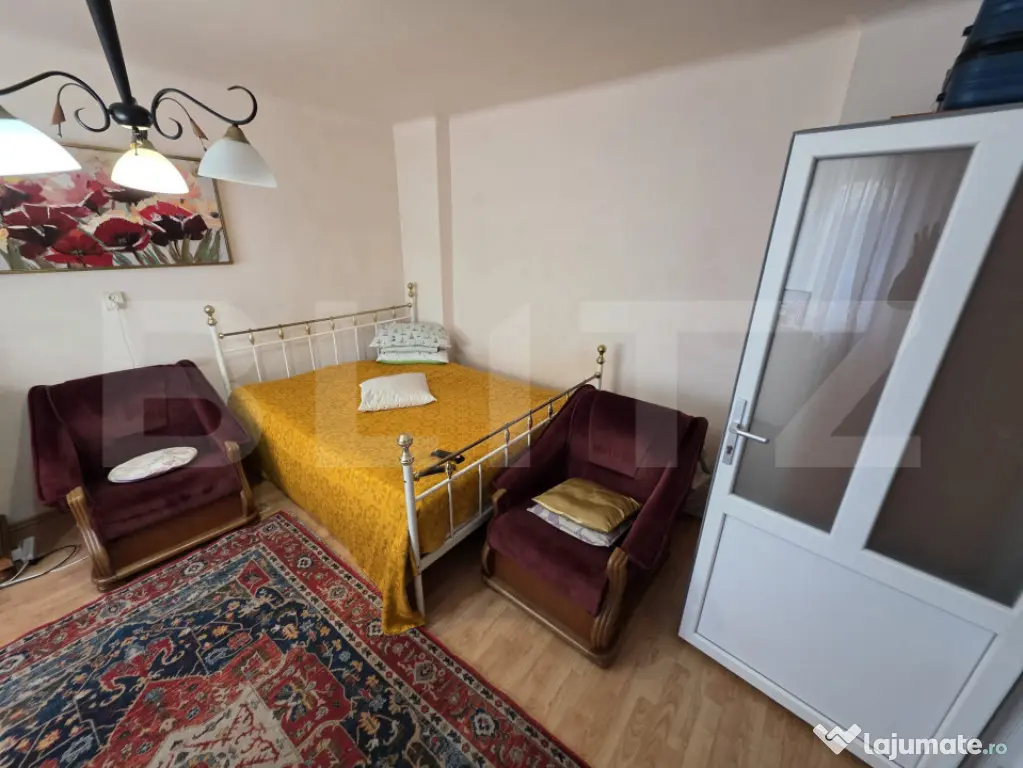 Apartament cu o camera, garaj, gradina, Zona strazii Bucures - Cluj-Napoca (Cluj)