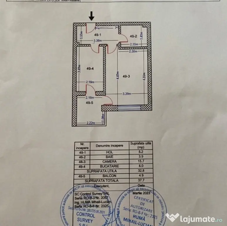 Spatiu decomandat- birou- Imobil nou - Drumul Binelui - Loc - Bucuresti (Bucuresti-Ilfov)