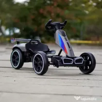 Go-Kart electric pentru copii 70W, 12V 4.5Ah, roti moi si telecomanda