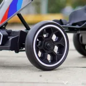 Go-Kart electric pentru copii 70W, 12V 4.5Ah, roti moi si telecomanda 