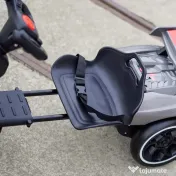 Go-Kart electric pentru copii 70W, 12V 4.5Ah, roti moi si telecomanda 
