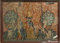 Tapiserie înrămată "Dama și Unicornul", Franța