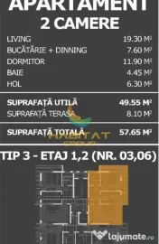 Apartament 2 camere / 58 mp / Berceni