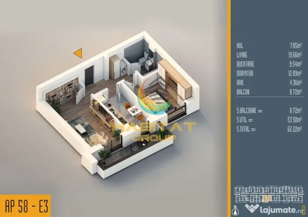 Apartament 2 camere - Pallady - Bucuresti (Bucuresti-Ilfov)