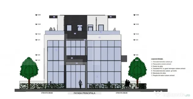Teren cu autorizație de construcție pe strada Gheorghe Doj - Targu Mures (Mures)