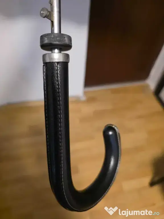 Umbrelă NEW BON cu tijă îmbrăcată în piele și husă originală