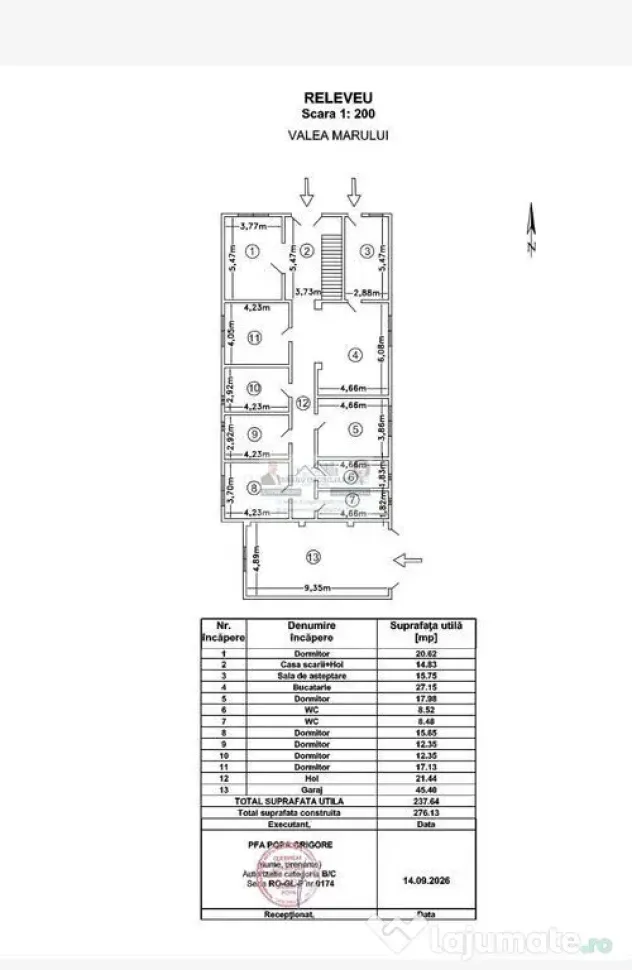 Imobil P+M, 460 mp utili/sat Maciseni/com Corni/Galati - Maciseni (Galati)