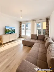 Apartament modern, terasa, parcare subterana, zona Coresi, T 