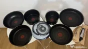 Set vase TEFAL Ingenio Excellence+,13 piese, 16-28cm, aluminiu, negru 