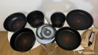 Set vase TEFAL Ingenio Excellence+,13 piese, 16-28cm, aluminiu, negru 