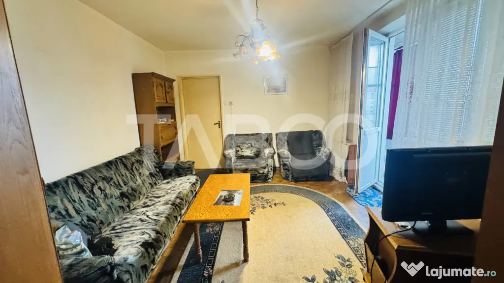Apartament de inchiriat 2 camere 37mp mobilat utilat Mihai V - Sibiu (Sibiu)