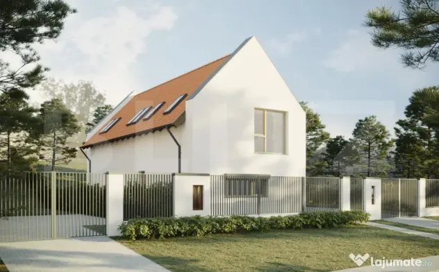 Casa individuala 160 mp, teren 830 mp, ansamblu premium Suce - Suceagu (Cluj)