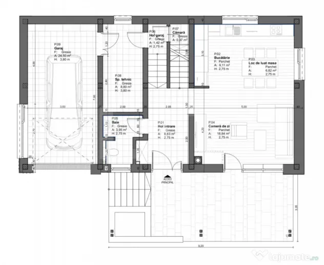 Casa individuala 160 mp, teren 830 mp, ansamblu premium Suce - Suceagu (Cluj)