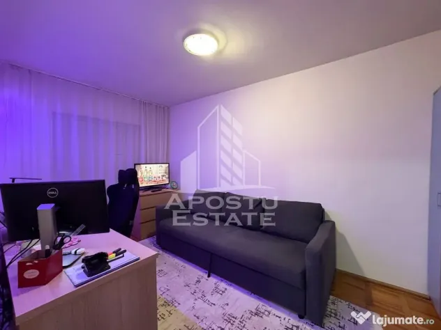 Apartament 3 camere decomandat, etaj 2/4, centrala proprie, Girocului - Timisoara (Timis)