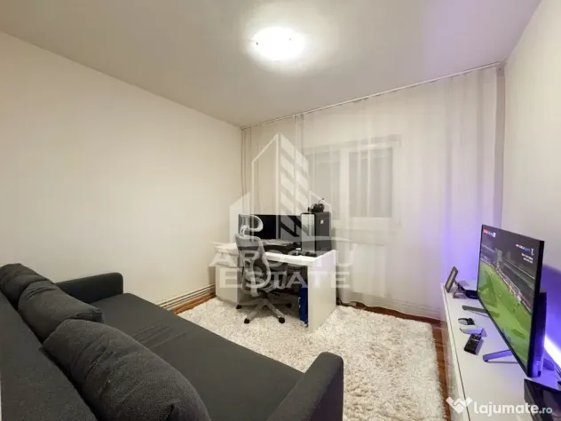 Apartament 3 camere decomandat, etaj 2/4, centrala proprie, Girocului - Timisoara (Timis)