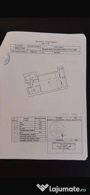 Garsonieră de vânzare Dristor Day Residence