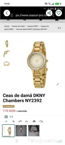 Ceas Dkny damă vand