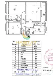 Apartament 3 Camere 66.30mp Alexandru Obregia 