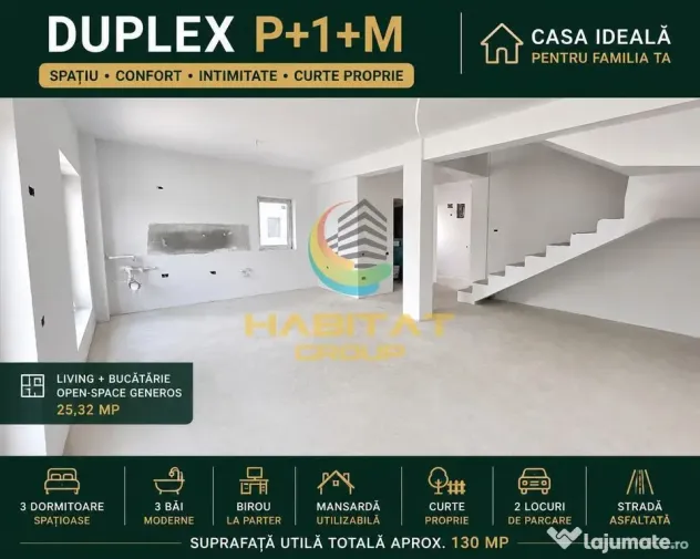 Vânzare Casa Tip Duplex | 133 mp | Popești Leordeni - Popesti Leordeni (Bucuresti-Ilfov)