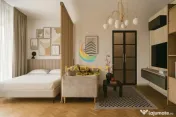 Garsonieră zonaParcul Carol cu terasă de 22 mp cu priveliște spanoramică superba 
