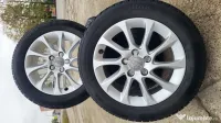 Set 4 jante originale Audi R16 + anvelope iarnă iLink 205/55 R16 91H 