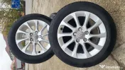 Set 4 jante originale Audi R16 + anvelope iarnă iLink 205/55 R16 91H 