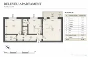 2 camere Decebal decomandat, et. 2, an 1987, metrou, 61 mp, 