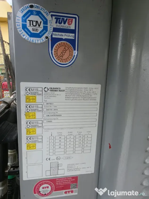 Pompa distributie carburanti pentru benzinarie
