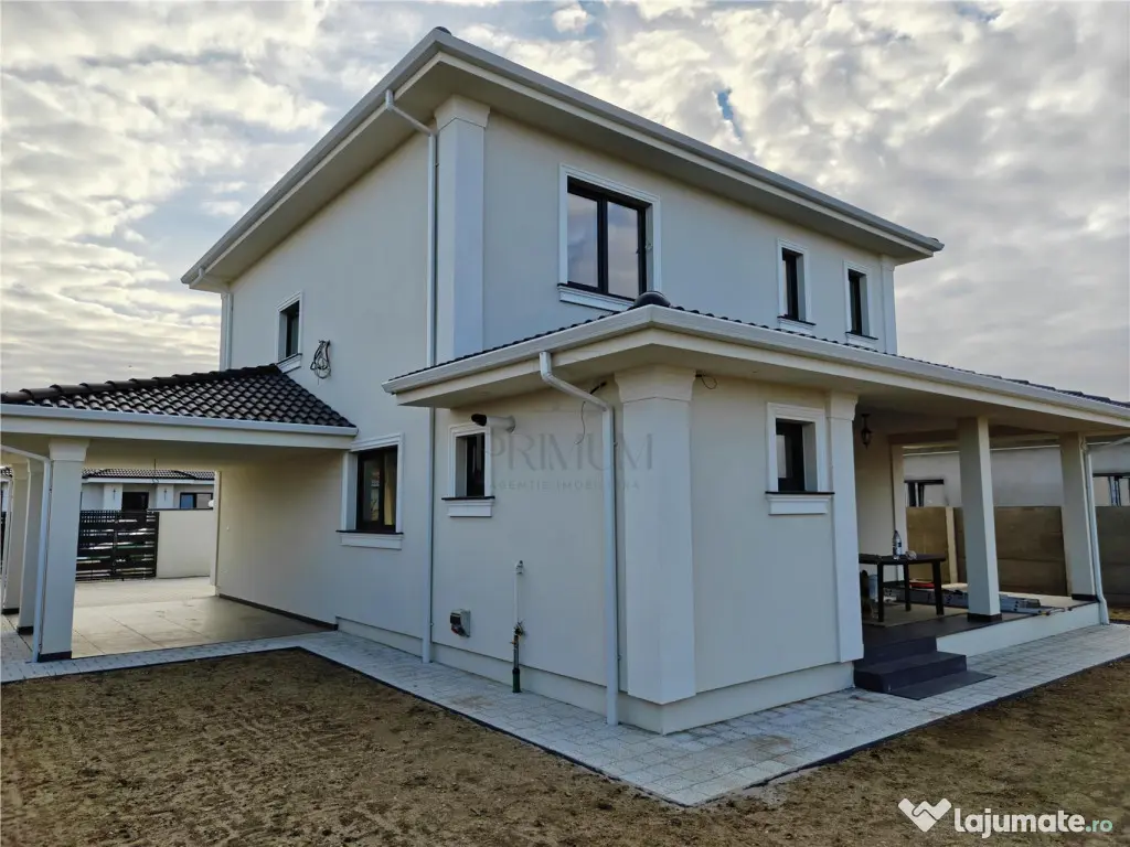 CASA INDIVIDUALA PREMIUM - CARPORT - 5 CAMERE SI BUCATARIE I - Mosnita Noua (Timis)