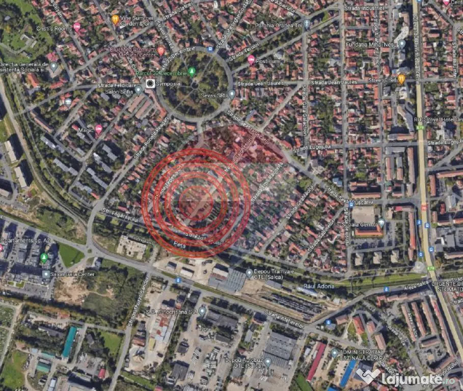 Clădire cu teren de 1.000 mp, dublu acces, central, zona 22 Decembrie - Oradea (Bihor)