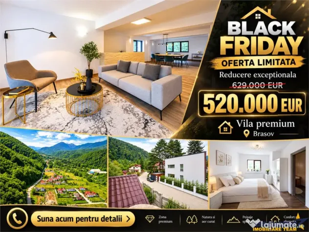 Black Friday! Resedinta exclusivista, pret exceptional, cond - Brasov (Brasov)
