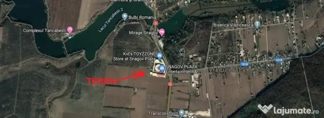 Snagov Plaza, 480 mp.Orice variante imobilare/asociere/in...