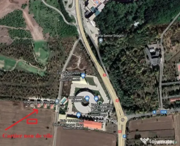 Snagov Plaza, 480 mp.Orice variante imobilare/asociere/in...