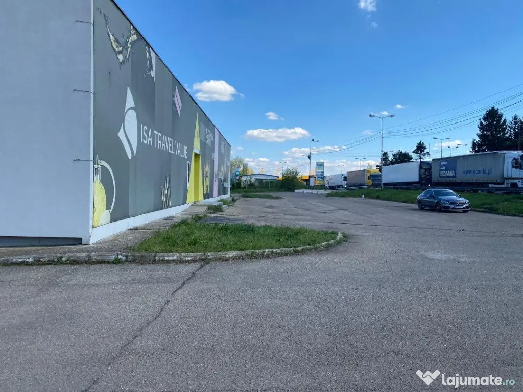 Hala 600 mp , 2700 teren Bors la sosea, birouri , toalete