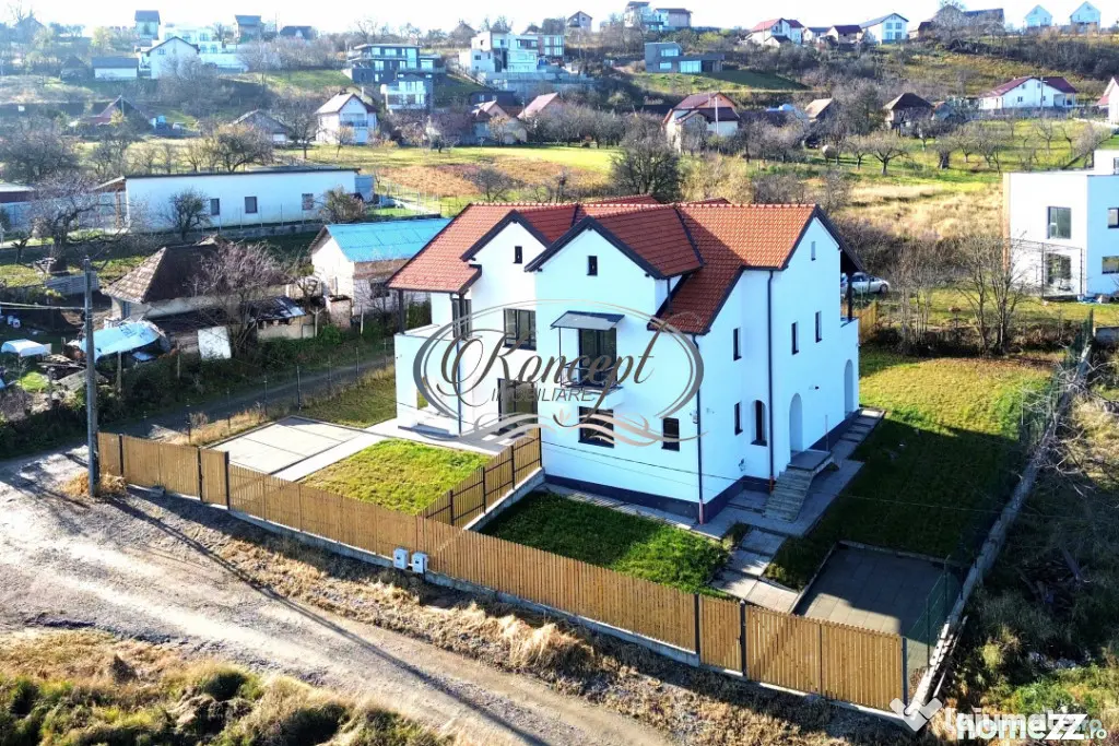 Duplex modern Feleacu cu vedere panoramica spre Cluj