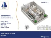 Garsoniera spectaculoasa Iuliu Maniu constructie noua 