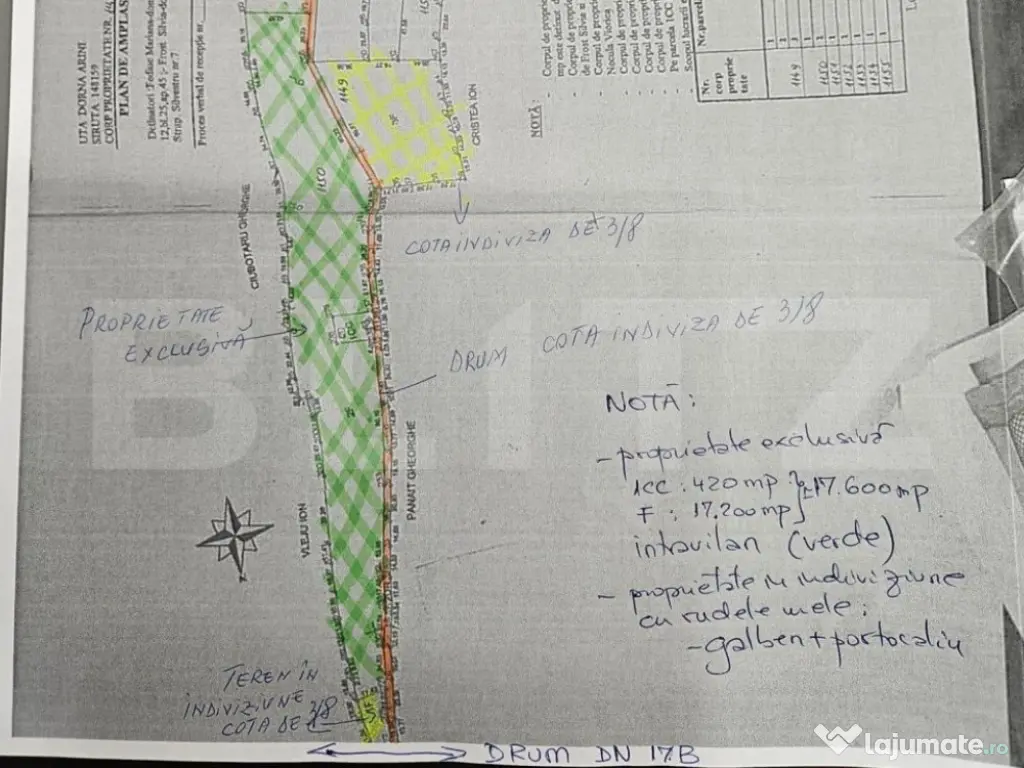 Teren intravilan 17.620 mp - Domeniul Cailor Bucovina, Dorna