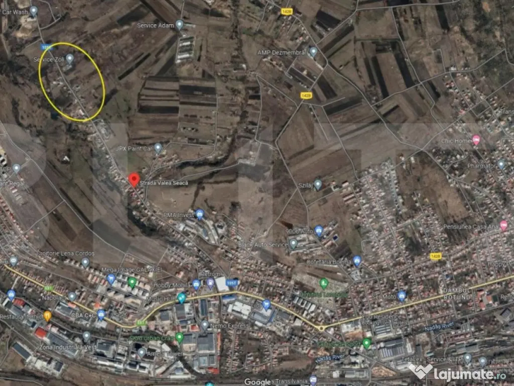 Teren investitie, 5683 mp, Valea seaca