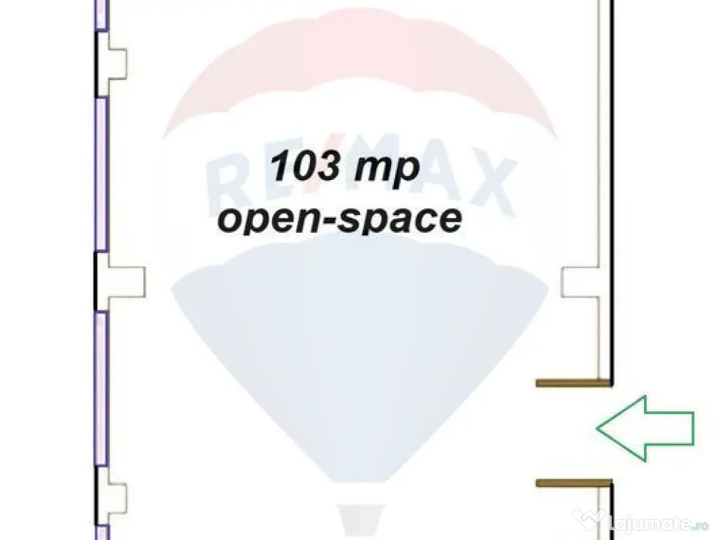 Birou de închiriat în clădire de birouri, Brașov, lâ...