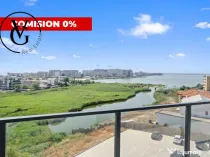 Apartament 3 camere Mamaia-Sat - vedere frontala lac