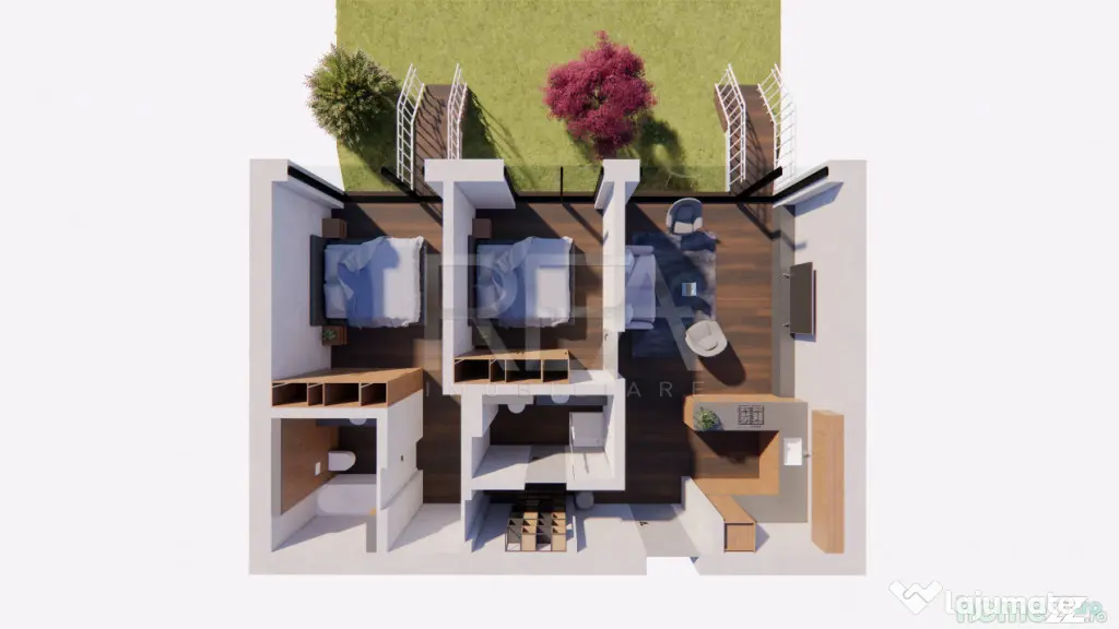 3 camere luminos cu gradina Ultracentral - Bucuresti (Bucuresti-Ilfov)