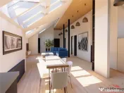 Penthouse, etaj1, 200 mp, MOBILAT SI UTILAT DE LUX, centru 