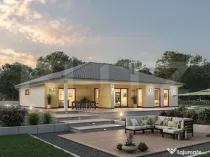 Casă modernă individuală, parter, 125 mp utili + 980 mp t