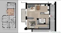 Apartament 2 camere, 85,14 mp, Bloc Boutique, Dacia