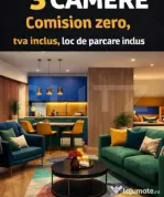 Comision Zero! Apartament 3 camere, 1 Terasa, 1 PARCARE INCL