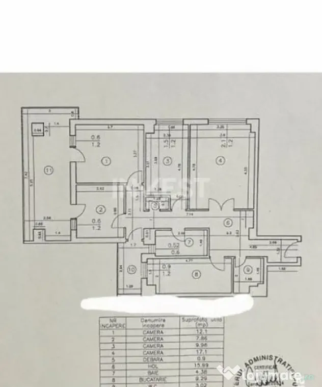 Centru Civic- Palas Mall- apartament 4 camere