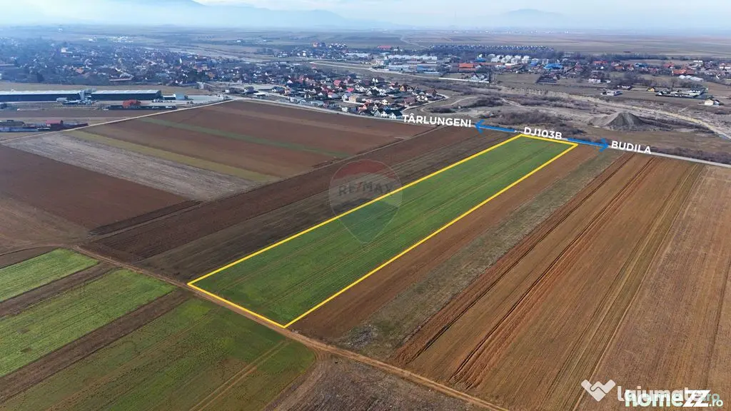 Teren extravilan | 14,600mp | Tărlungeni