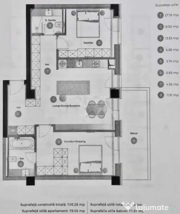 3 camere in Cortina 126 langa Cambridge School