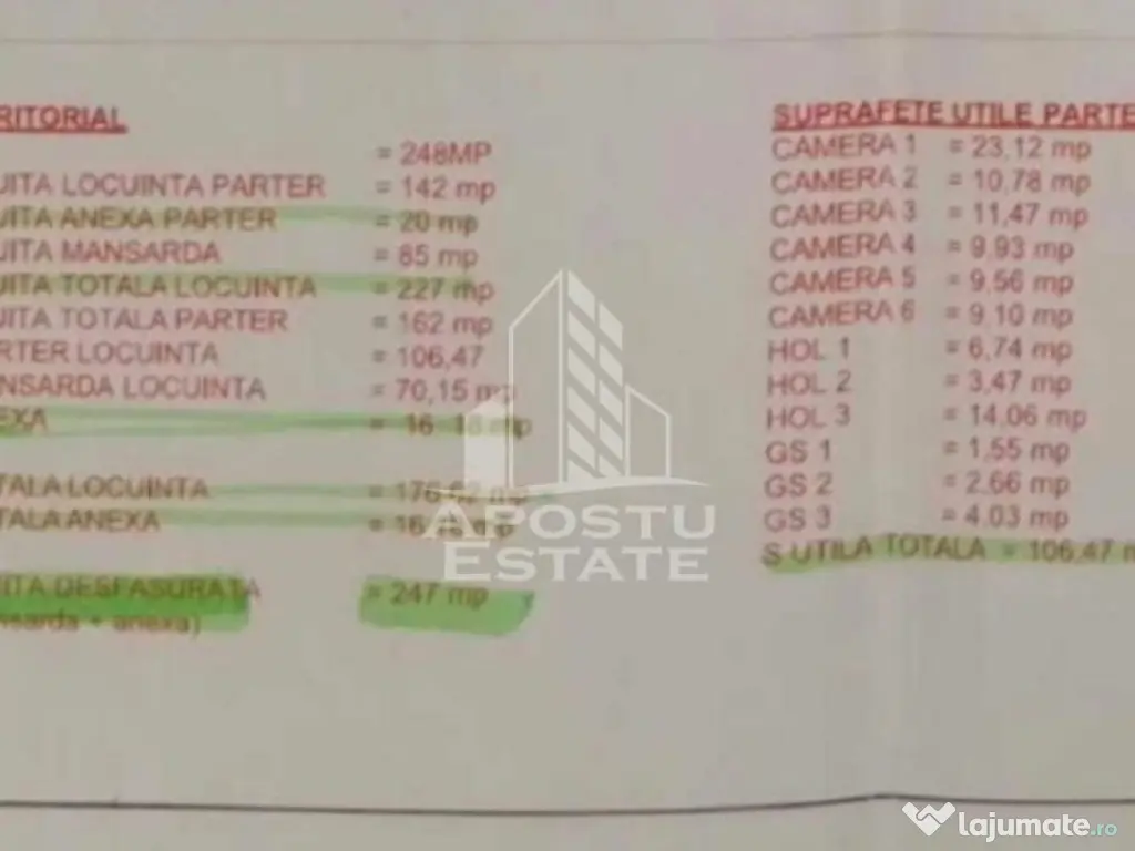 Casa ideala pentru birouri sau alte activitati pe strada Mangaliei - Timisoara (Timis)